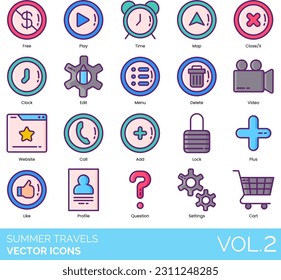 Most Used Icons including Add, Arrow, Bell, Book, Brain, Calendar, Call, Camera, Car, Cart, Cat, Check Tick, Circle, Clock, Close X, Company, Computer, Contact, Cross, Customer, Dashboard, Database