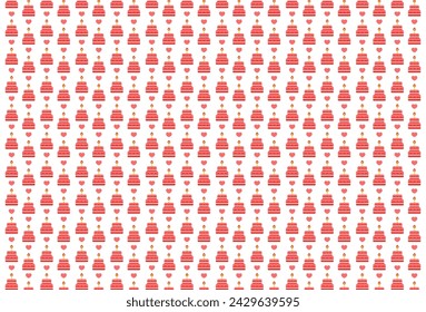 Most Valentine's Day designs include cakes and hearts Stacked on top of each other it creates a white background in the shape of multiple hearts Each channel makes the picture look dimensional 