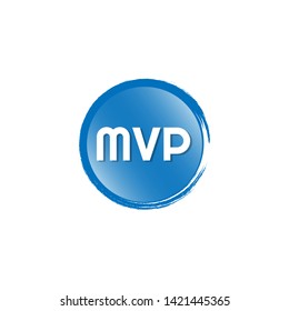 Most Valuable Player MVP Award - rubber stamp.grunge stamp with shadow