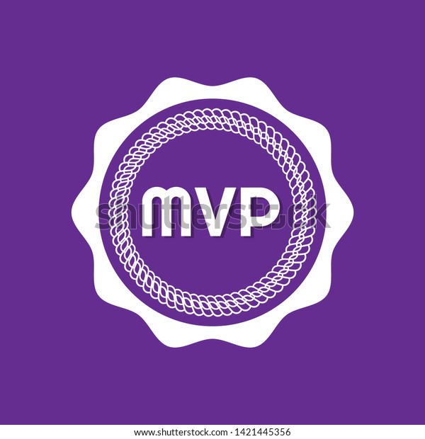 Most Valuable Player Mvp Award Rubber Stock Vector (Royalty Free ...