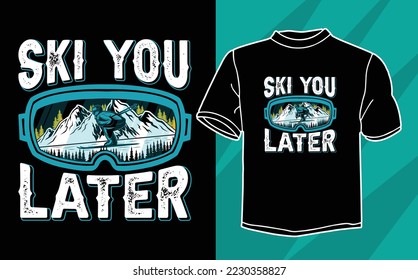 most wonderful ski t shirt