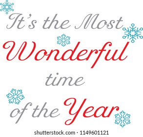 It is the most wonderful time of the Year 