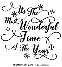 Its the most wonderful time of the year with snowflakes 