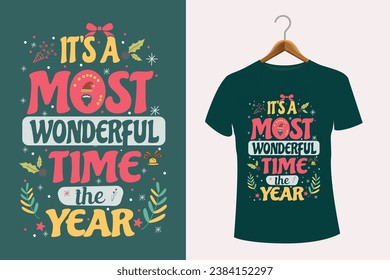 it's most wonderful time the year T-Shirt Design 2024 