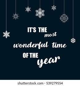 It's the most wonderful time of the year.Greeting card