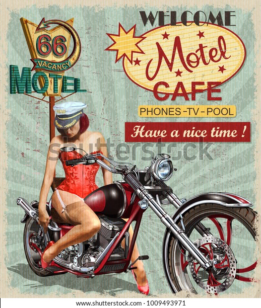 Posters - Route 66 Girls