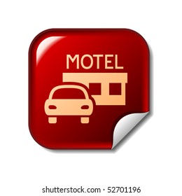 Motel sticker