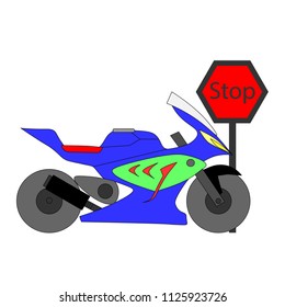 motercycle vector showing vector motercycle