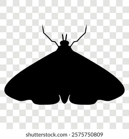 Moth icon isolated, for logo, web, app, UI. Moth icon simple sign. illustration for graphic and web design.Eps 10