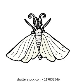 ilustración de polilla