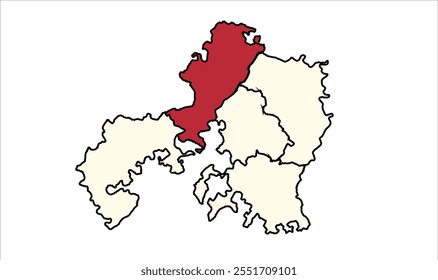 Moth Jhansi map, Jhansi District, Uttar Pradesh State, Republic of India, Government of  Uttar Pradesh, Indian territory, Eastern India, politics, village, tourism