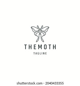 Modeline Art Logo Symbol Design Vorlage flach Vektorgrafik