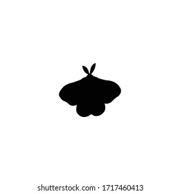 Moth Silhouette, Animal Vector Illustration.