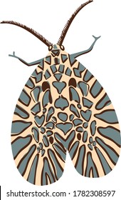 Dibujo manual de la ilustración del clipart vectorial de moho
