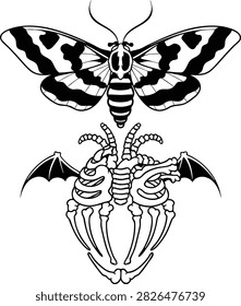 Moth   winged