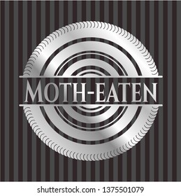 Moth-eaten silver badge