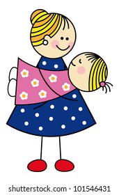 Mother and baby