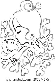 mother and baby