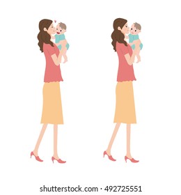 Mother and baby