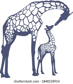 Download Giraffe Mother Child Images Stock Photos Vectors Shutterstock