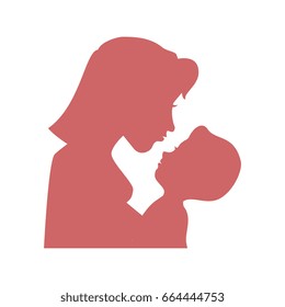 mother and baby icon