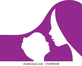 Mother and baby icon, child icon, mother icon, mother and child icon vector illustration