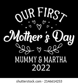 Mother And Baby Mother's Day T-Shirts svg