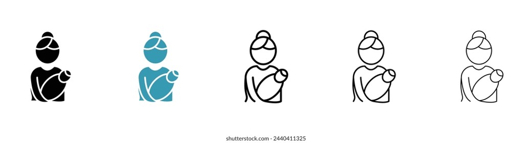 In: Mother and Baby Postnatal Care Icons. In: Maternity and Childbird Health. Neue Eltern- und Säuglingssymbole