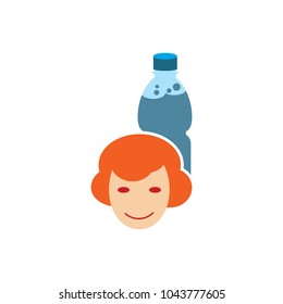 Mother Bootle Logo Icon Design