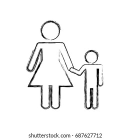 Mother with boy