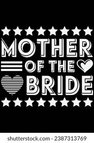 

Mother Of The Bride eps cut file for cutting machine