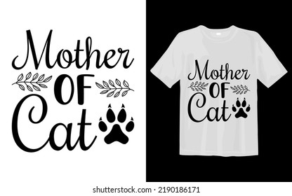 Mother of Cat Svg T Shirt