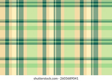 Mother check textile seamless, mexican fabric plaid pattern. Man texture tartan vector background in light and teal colors palette.