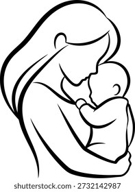 Eine Mutter mit Kind
