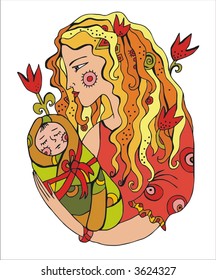mother with child