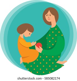 mother and child