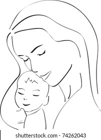 Mother with a child