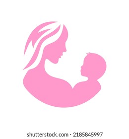 Mother Child Logo Design Vector Stock Vector (Royalty Free) 2185845997 ...