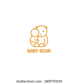 mother and child logo illustration with color vector design