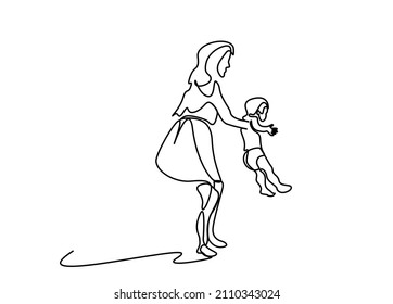 mother and child spending happy and peaceful moments together