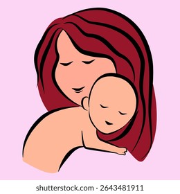 mãe e filho, temas de amor, nutrição e o vínculo entre pais e filhos.