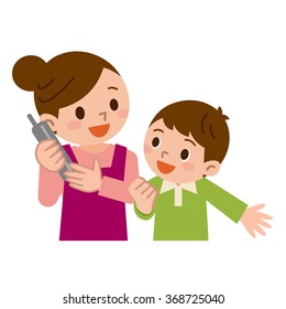 Asian Parent Child Talking Stock Illustrations Images Vectors Shutterstock