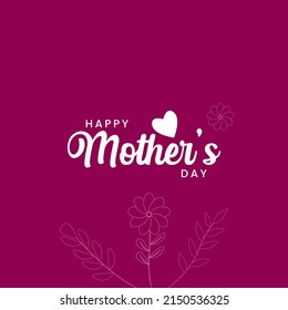 Mother and children poster. Mother's day  poster and banner