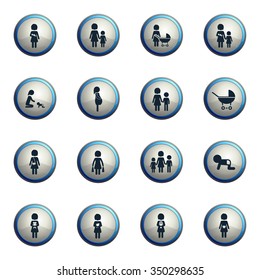 Mother chrome icons for web
