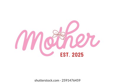 Mother, Coquette Mama PNG Sublimation t shirt design