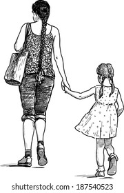 mother and daughter