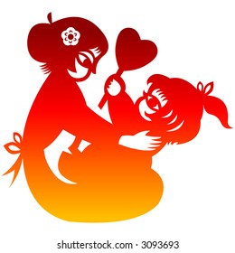 Mother and daughter
