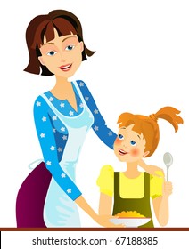 Mother and daughter