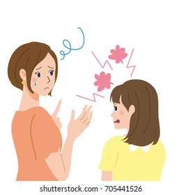 Mother and daughter