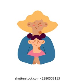 mother with daughter love characters